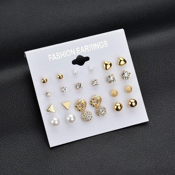 [XẢ KHO+FREE SHIP] Set cặp tóc và phụ kiện 23 chi tiết giả ngọc trai siêu xinh
