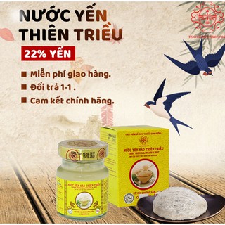 Yến Sào Thiên Triều 22% yến tươi nguyên chất Hộp 1 lọ x 70ml