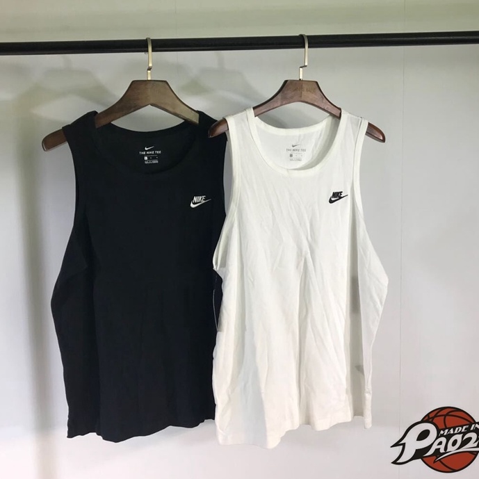 Áo Thun Thể Thao Nike 100% Cotton Không Tay Cổ Tròn Dành Cho Nam BQ1260