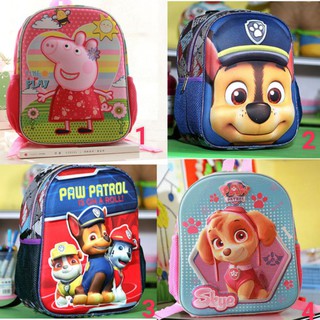Balo heo peppa & cún con cho bé mẫu giáo bé trai bé gái