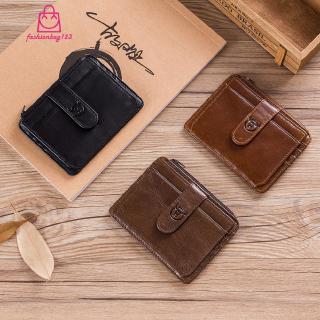 ⓕ♡ Ready Stock♡ BULLCAPTAIN Men RFID Soft Clutch Leather Coin Purse Card Holder Wallet