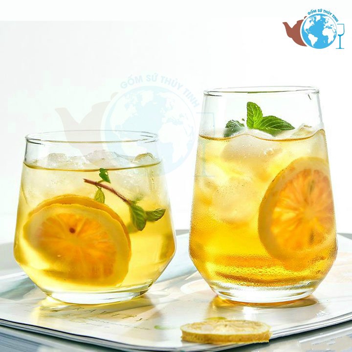 Bộ 6 ly Oval cao và 6 ly oval lùn - 2 bộ ly thuỷ tinh oval cao cấp - SET 2 loại ly thuỷ tinh tổng 6 ly lùn và 6 ly cao