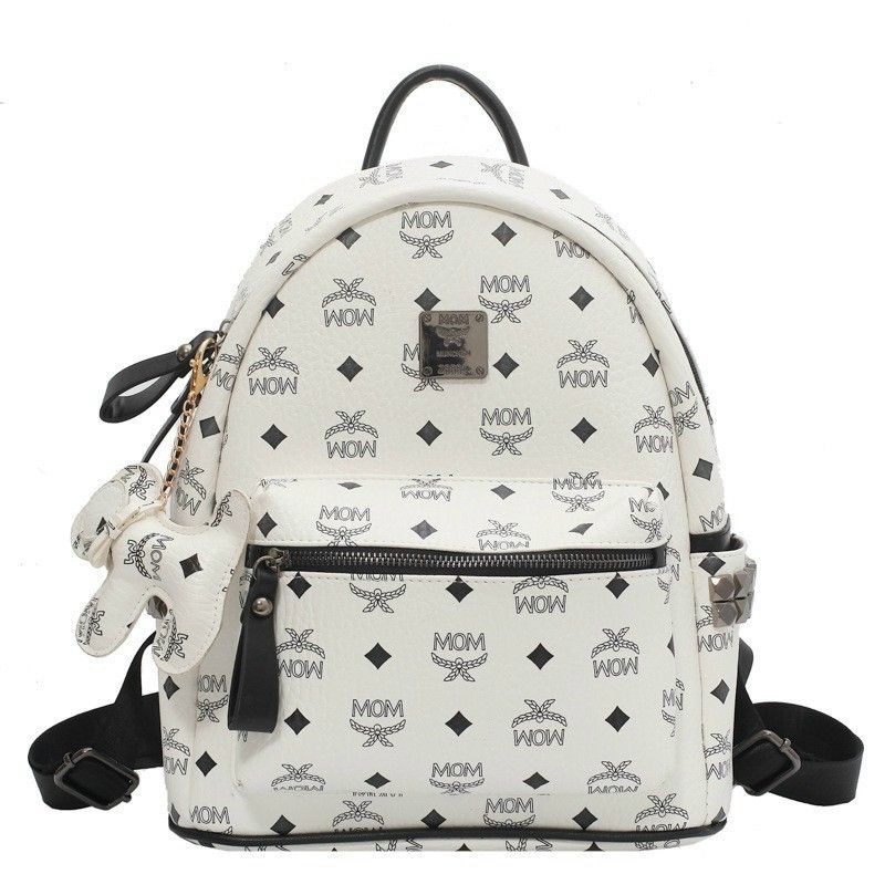 Balo nữ họa tiết M hàng chuẩn xịn cao cấp size 28×32×15cm