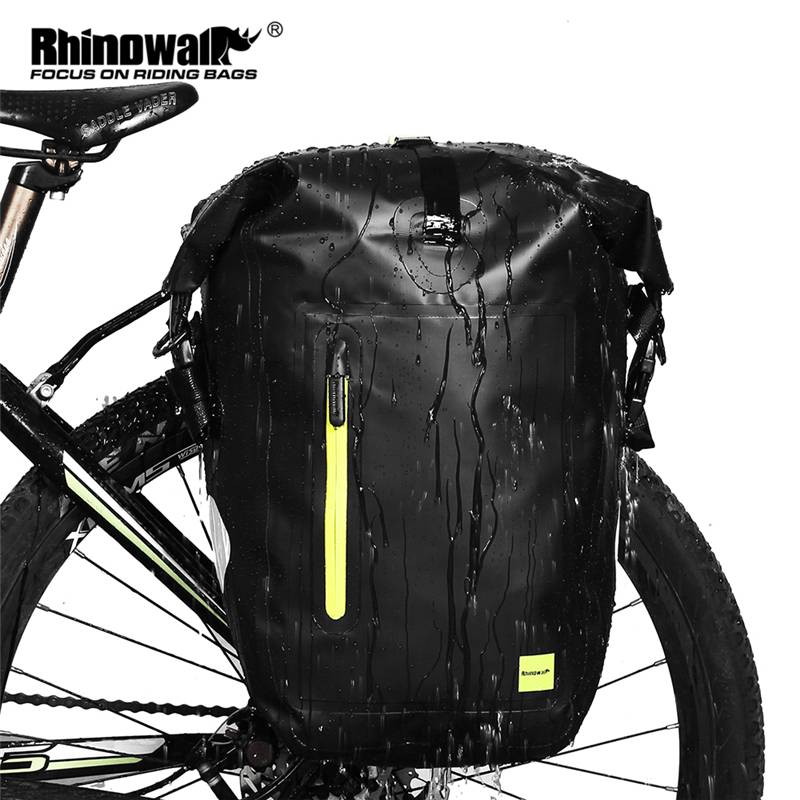Túi đựng đồ RHINOWALK gắn yên sau xe đạp leo núi dung tích 25l đa năng tiện dụng