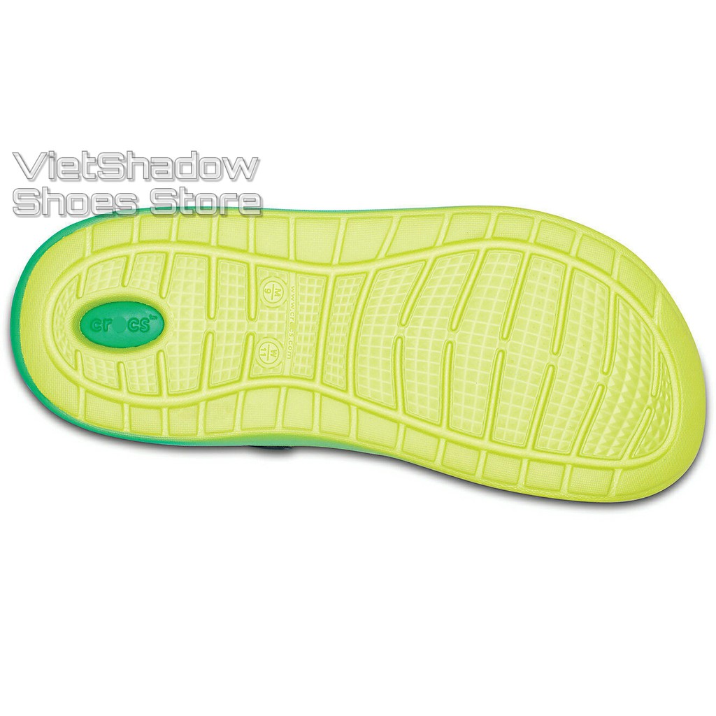 Dép bít đầu - Sục nhựa LITERIDE Unisex màu Xanh dương/Xanh lá - Mã SP 204592
