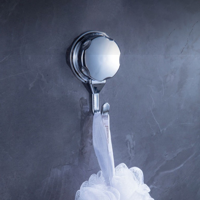 1 / 3 Móc Treo Đồ Có Giác Hút Chân Không Bằng Crom