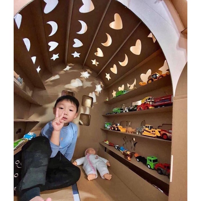 NHÀ GIẤY - NHÀ CARTON CHO BÉ YÊU