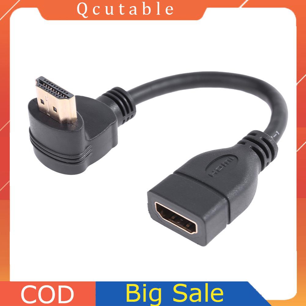 Cáp chuyển đổi cổng HDMI sang đầu HDMI dạng góc vuông dài 15cm
