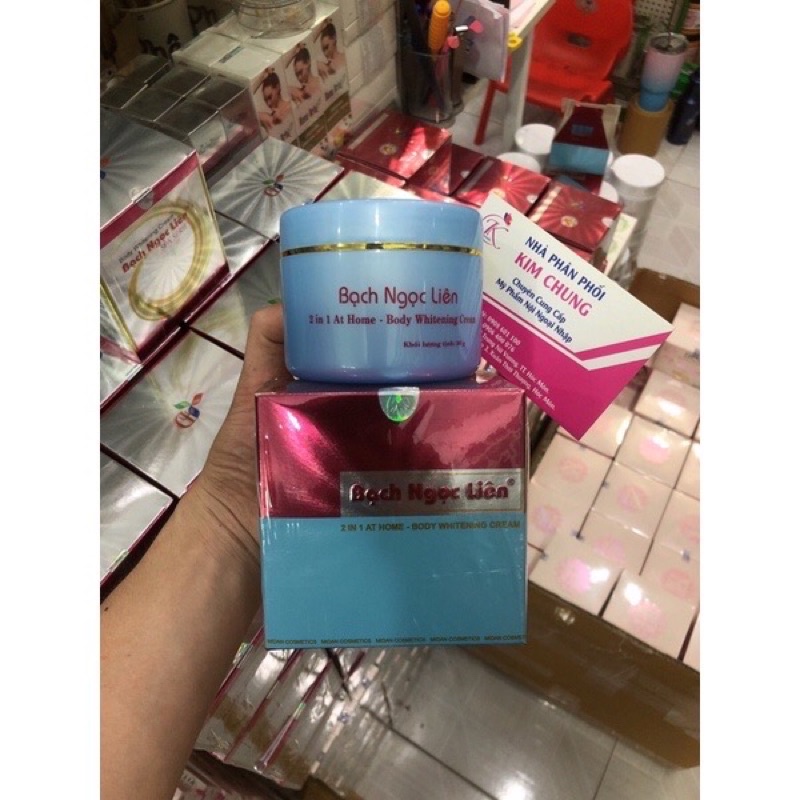 Combo kem Bạch Ngọc Liên xanh + Tắm trắng Thái