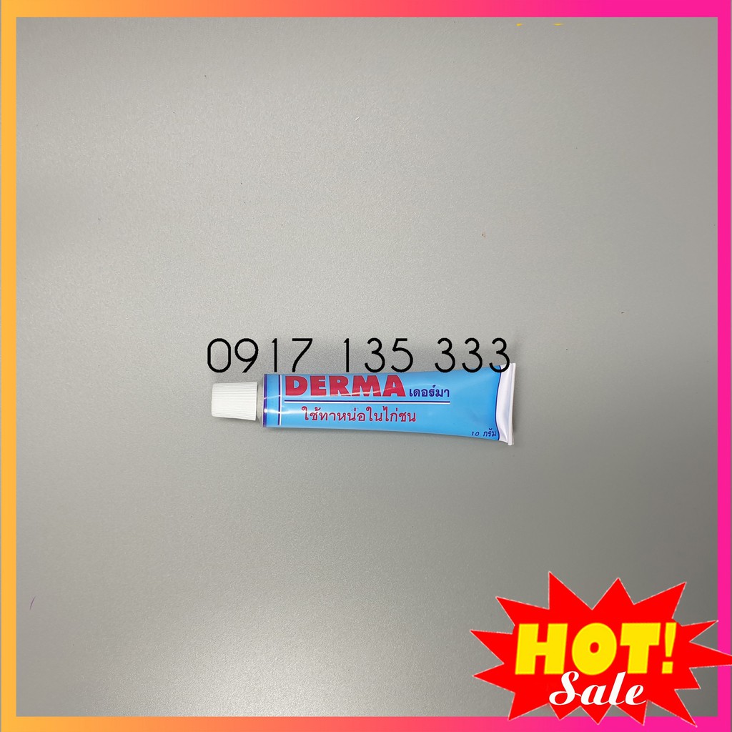 Thuốc Bôi Lậu Đế, Thối Đế Cho Gà Đá Hiệu Derma Thái Lan
