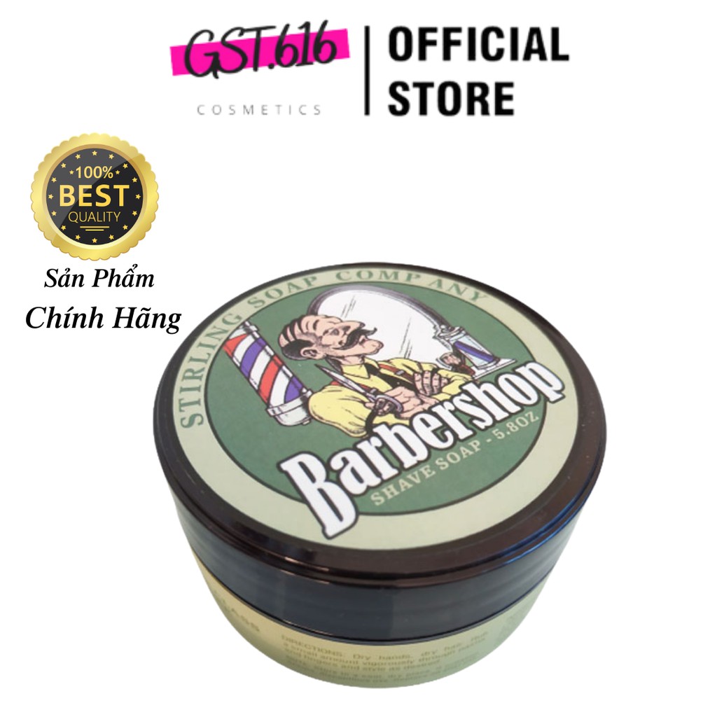 Sáp vuốt tóc nam tạo kiểu tóc cao cấp bóng mượt BarberShop Shave Soap 80gr