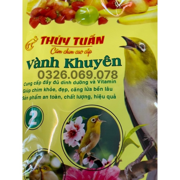 Cám Thuý Tuấn Vành Khuyên số 2 cao cấp gói 100g