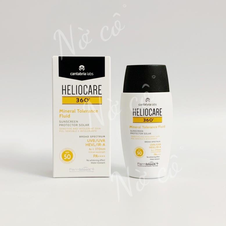 Kem chống nắng Heliocare Water gel , Mineral Tolerance Fluil , Age Active Fluil , Pigment Solution SPF50+
