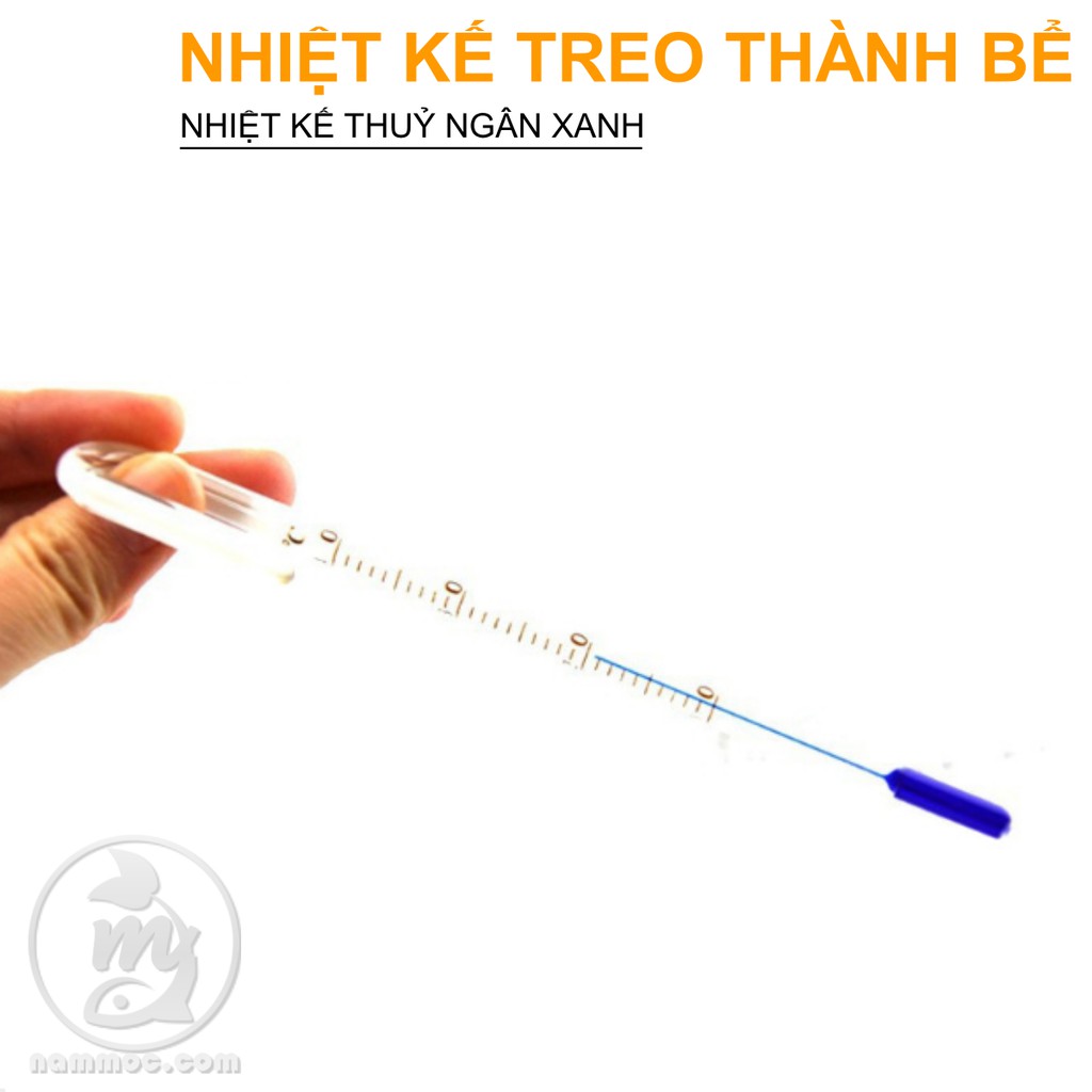 Nhiệt Kế Thuỷ Ngân Treo Thành Bể | Nhiệt Kế Cho Hồ Cá Cảnh, Thuỷ Sinh