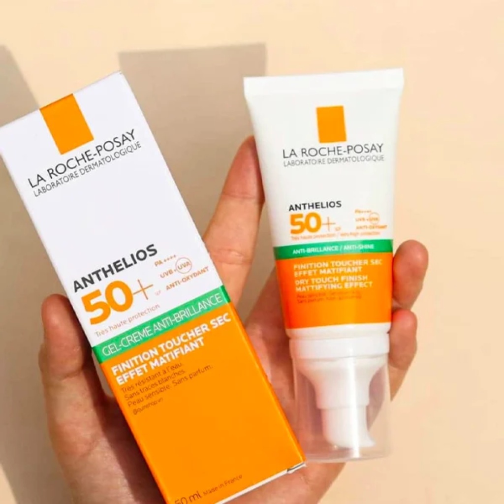 Kem Chống Nắng La Roche Posay Anthelios Anti-Shine Dry Touch Gel Cream SPF 50+ Cho Da Dầu Chống Nước Kháng Mồ Hôi 50 ml