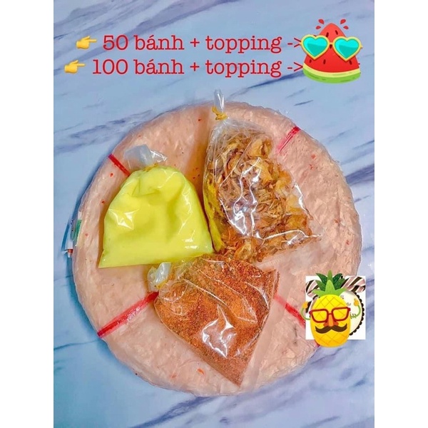 bánh tráng dẻo đặc sản biển Mũi Né Phan Thiết (combo 40 bánh +hành bơ muối)