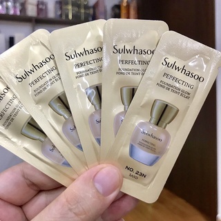 Sét 10 gói kem nền sulwhasoo perfecting foundation glow spf 17/pa+ n23