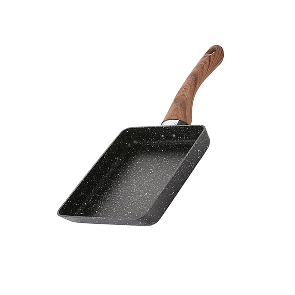 [CHOO] Frying Pan Stainless Steel Non-stick Frypan Square Kitchen Cooking Skillet Cookware