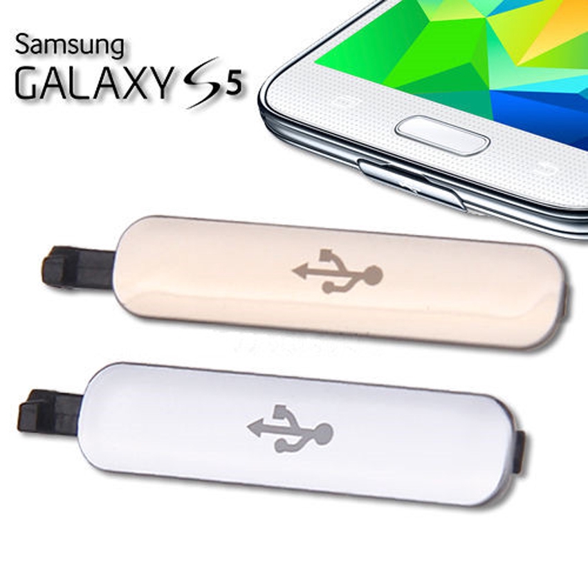 Nắp Đậy Cổng Sạc Usb Chống Thấm Nước + Giá Đỡ + Vít Cho Samsung Galaxy S5