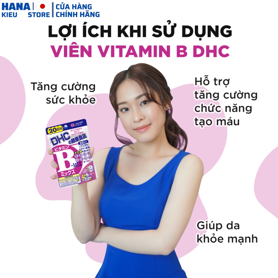 Viên Uống Vitamin B Tổng Hợp DHC Vitamin B Mix 90 viên