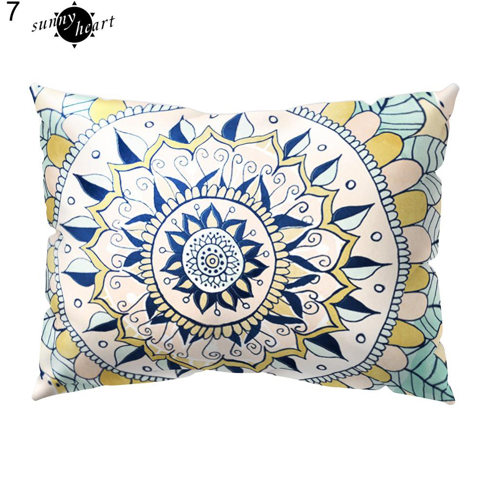 Vỏ Gối Sofa Họa Tiết Hoa Phong Cách Hiện Đại