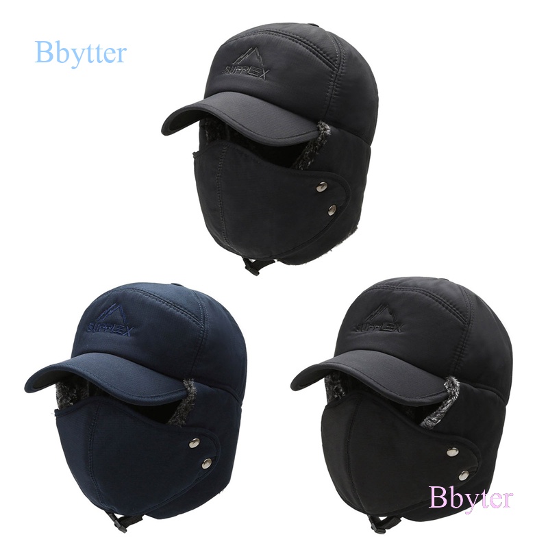 Bbyter Mũ Phi Công Nga Dày Dặn Che Tai Chống Lạnh Giữ Ấm Mùa Đông