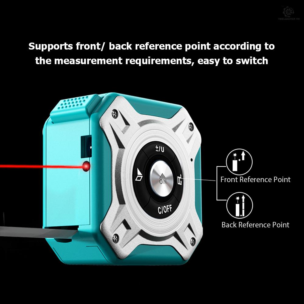 CCCC Thước Dây Laser Kỹ Thuật Số 16Ft Có Thể Sạc Lại 131Ft Đa Năng