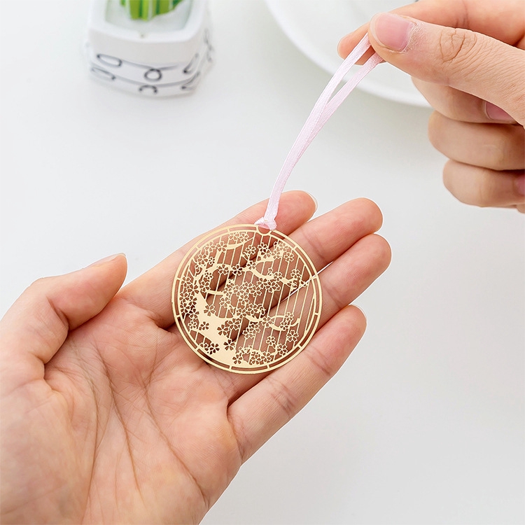 Thẻ đánh dấu sách mini bằng đồng thau