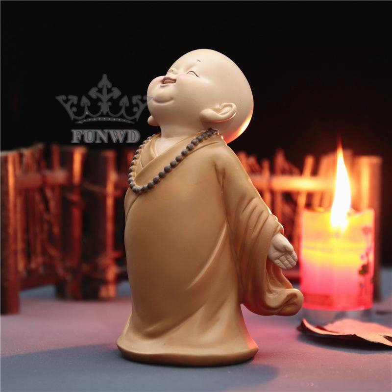Bức Tượng Chú Tiểu Mini Dễ Thương