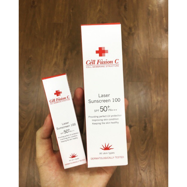 Kem Chống Nắng Vật Lý Cell Fusion C  - Toning Sunscreen - Laser Sunscreen - Clear Sunscreen 10ml - 30ml - 50ml