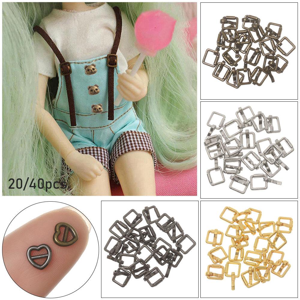 LUOL Set 20 / 40 Nút Bấm Mini Đồ Chơi Cho Búp Bê