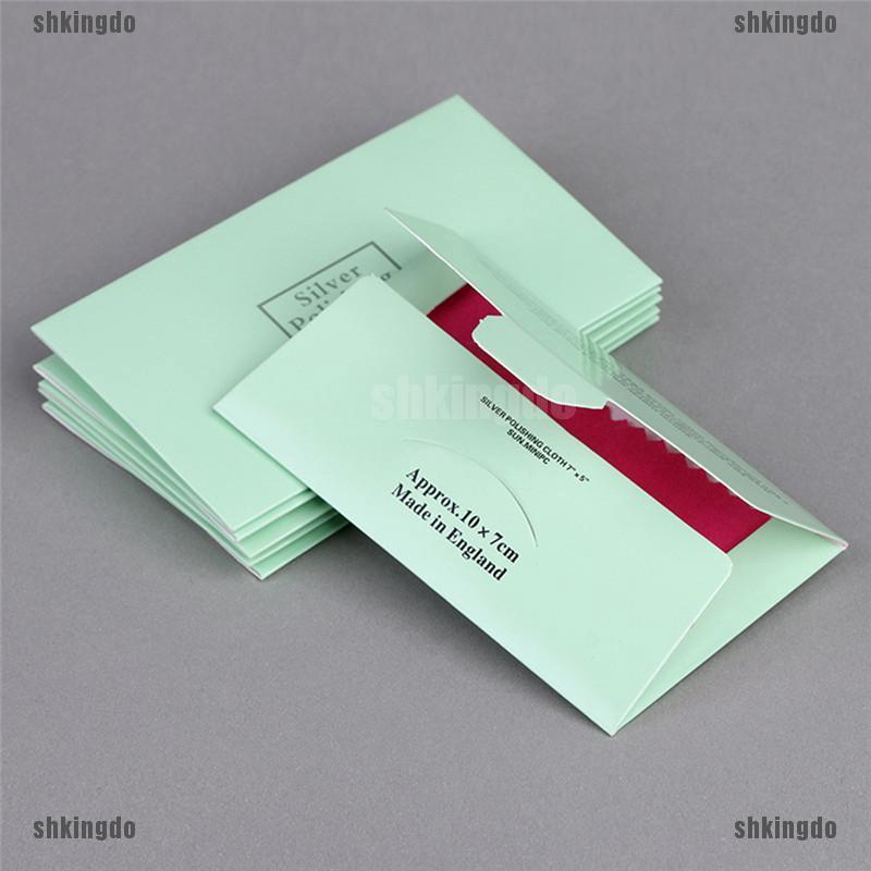 Set 10 cái khăn vệ sinh và đánh bóng trang sức tiện dụng