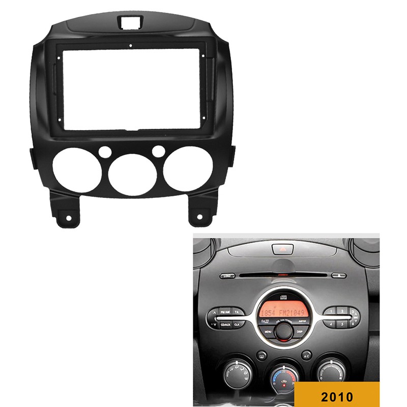 New Stock 2Din Car DVD Frame Audio Fitting Adaptor Dash Trim Kits 9 Inch