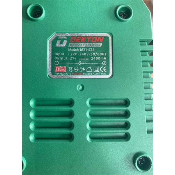 Sạc pin 21V M21-S24 Dekton