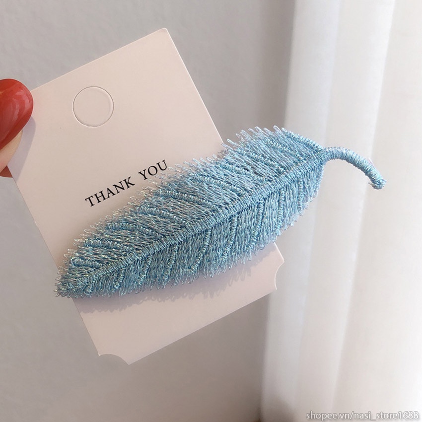 Kẹp tóc mái hình lá xinh xắn dễ thương - kẹp tóc nữ hàn quốc - NASI Store