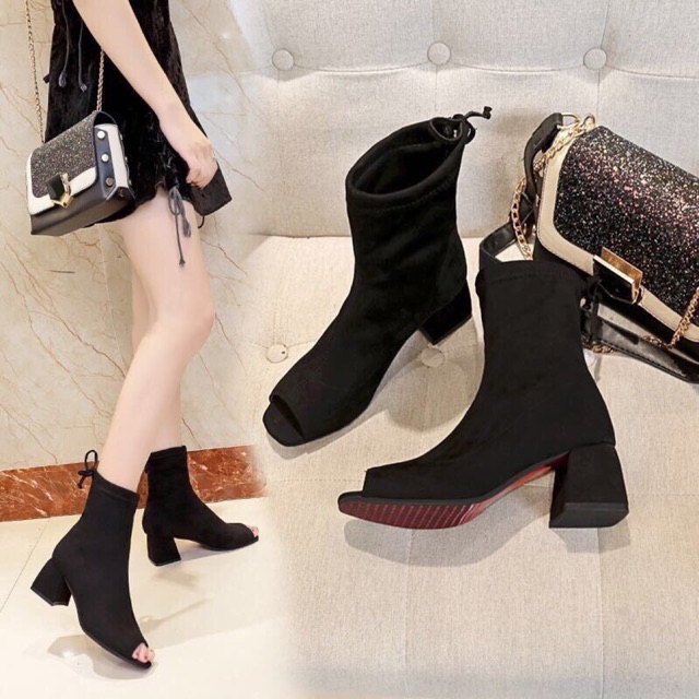 Giày boot nữ cổ cao siêu hot