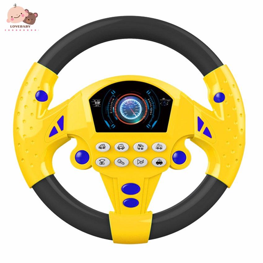 Vô Lăng Xe Hơi Đồ Chơi Tương Tác Có Âm Thanh Cho Bé
