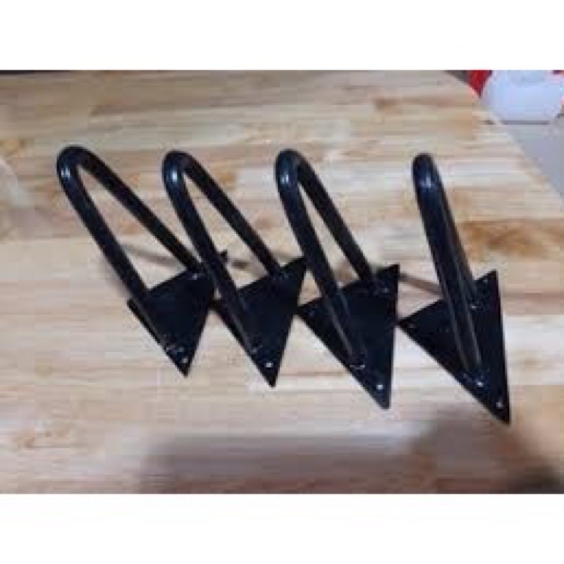 Chân sắt harpin - chân bắt bàn phi 10 cao 72cm