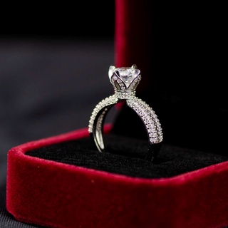 Nhẫn bạc nữ Kylan Silver KL0001 vương miện kim cương nhân tạo (không kèm hộp nhung)