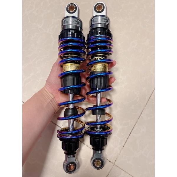 Phuộc nitron titan gắn xe wave dream sirius taurus max cub chaly elegant axelo future cafe