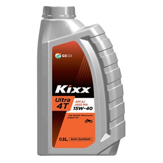 [HÀNG CHÍNH HÃNG] Dầu xe số Kixx Ultra 4T SJ 15W40 (0.8L)