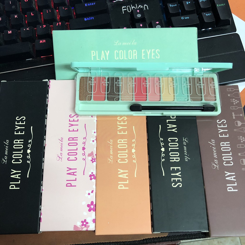 Phấn mắt 10 ô Lameila Play Color Eyes nội địa Trung La Mei La NO:3596 | BigBuy360 - bigbuy360.vn