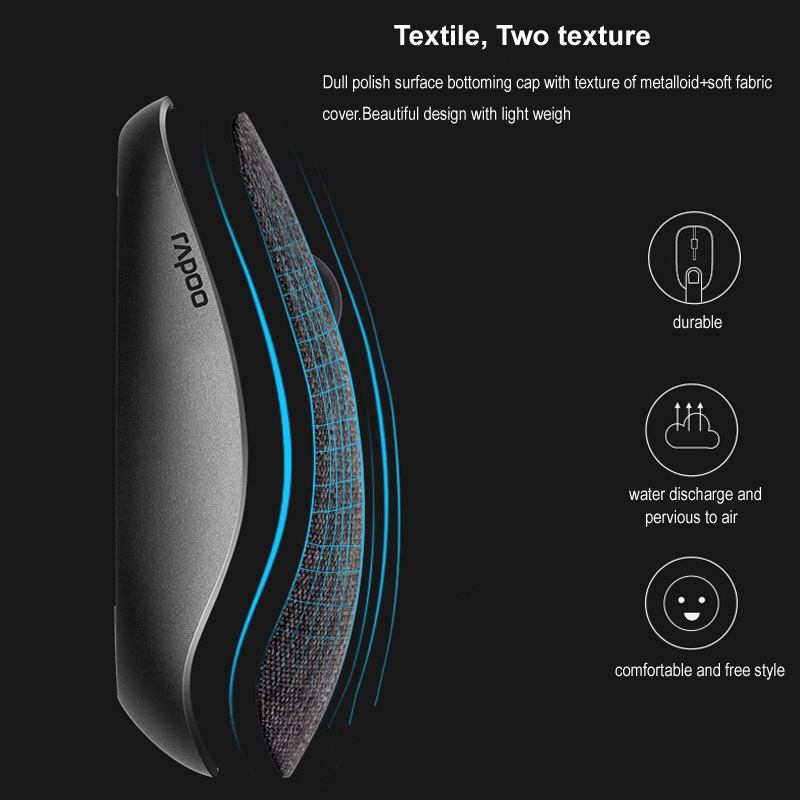 Chuột Không Dây Rapoo 3500PLUS 1300DPI Bluetooth 3.0 / 4.0 RF 2.4GHz