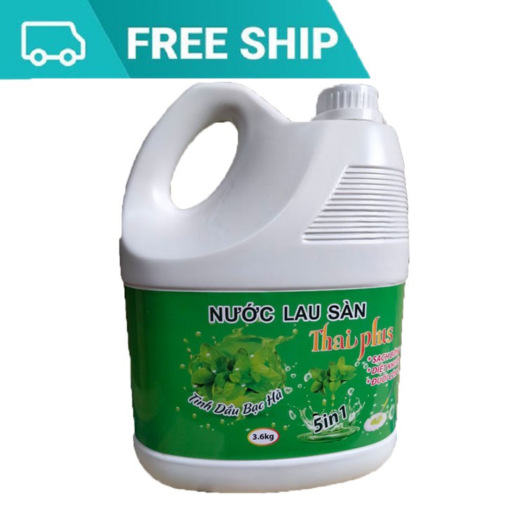 Nước Lau Sàn Bạc Hà Thái Plus 3600ml