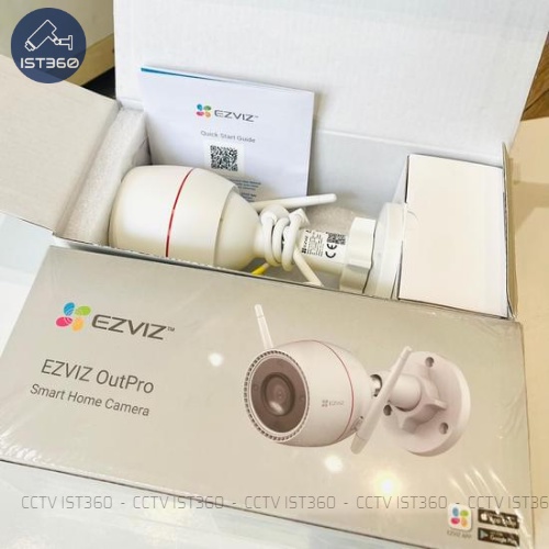 Camera Wifi IP ngoài trời, trong nhà EZVIZ C3TN 3.0M. Hỗ trợ đèn còi báo động, có màu sắc ban đêm,âm thanh 2 chiều