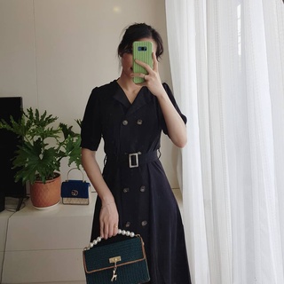 [Ảnh thật/video/sẵn] Váy, đầm đũi dáng vest