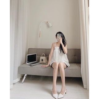 Set áo 2 dây kèm quần short xinh Samhyewear