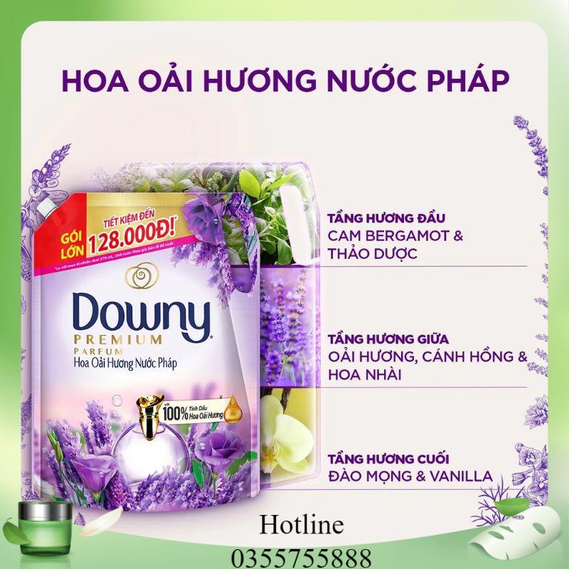 Nước Xã Vải Downy Hoa Oải Hương Nước Pháp Túi 2.2 L