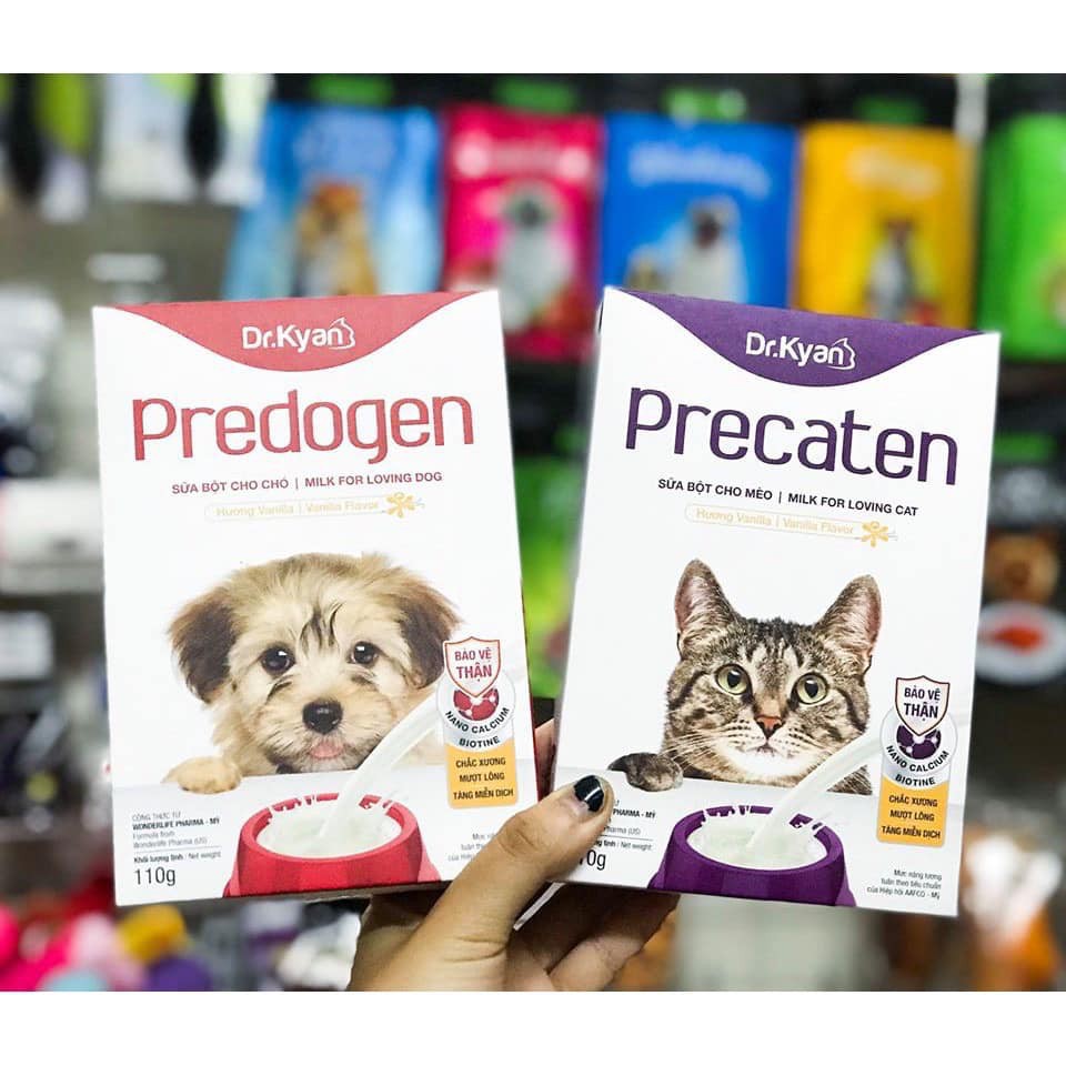 Sữa Bột PRECATEN PREDOGEN DR.KYAN Cho Chó Mèo Hộp 110g - iPet Shop