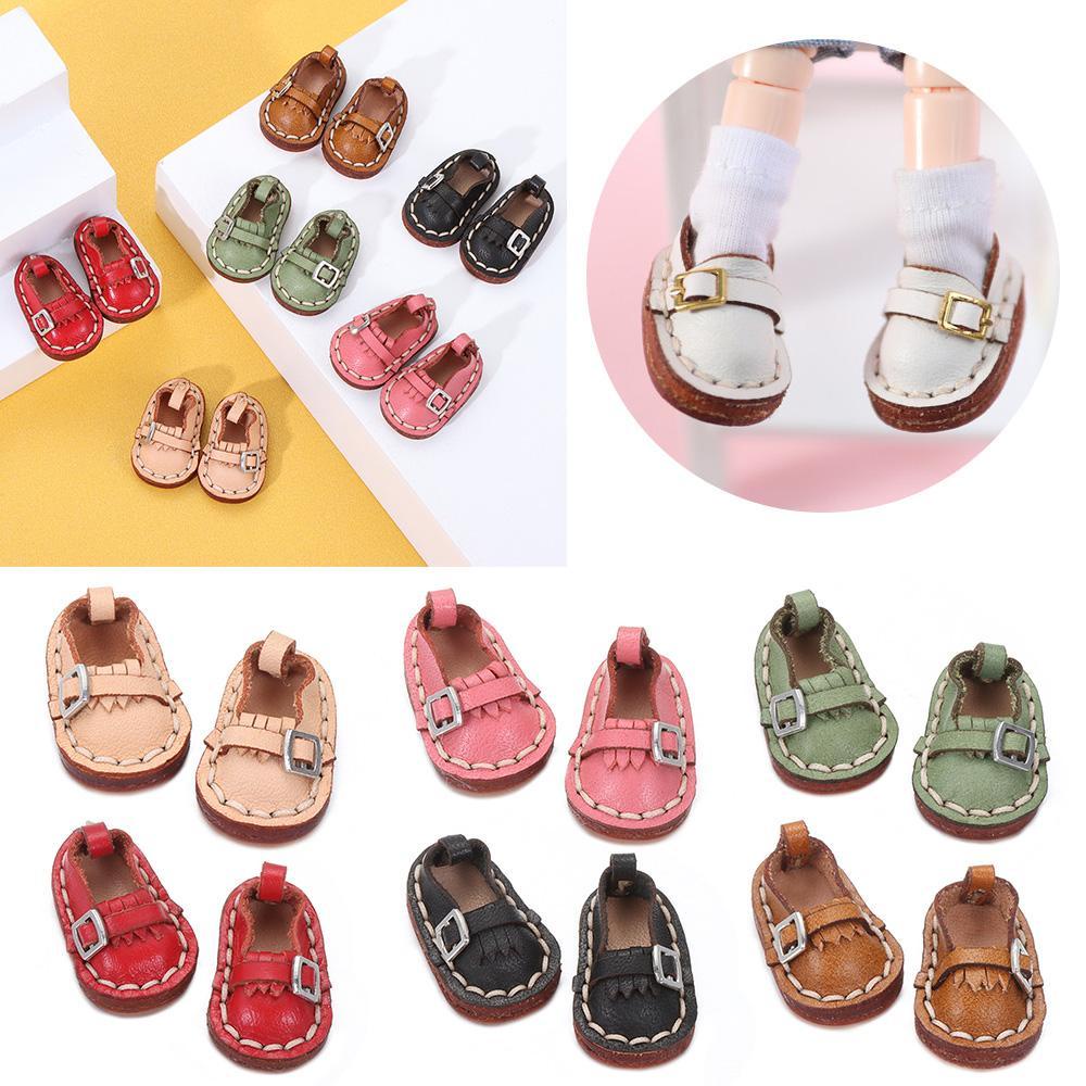 Giày Da Bò 6 Màu Cho Búp Bê 1 / 11 OB11